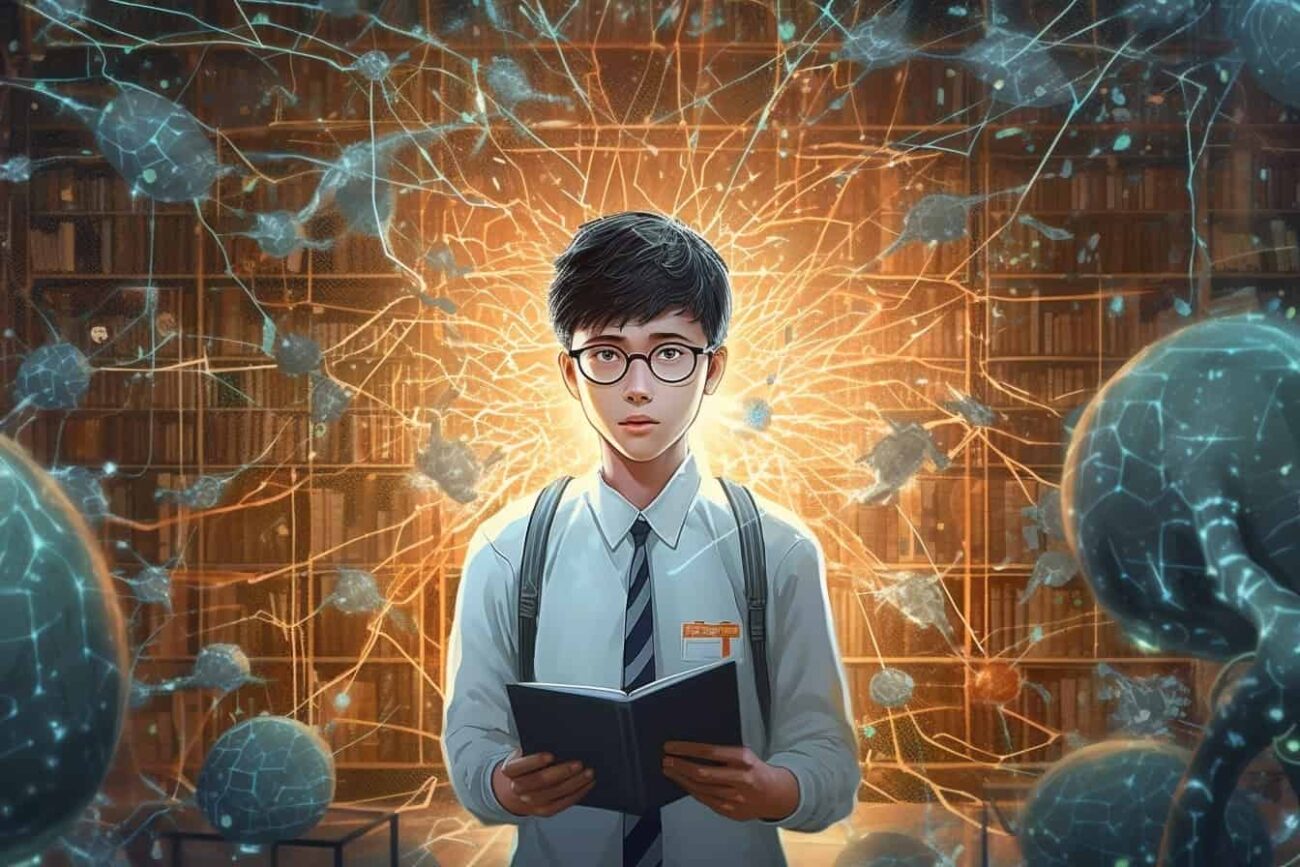 Is Neuroscience a Hard Major - Student Studying and thinking