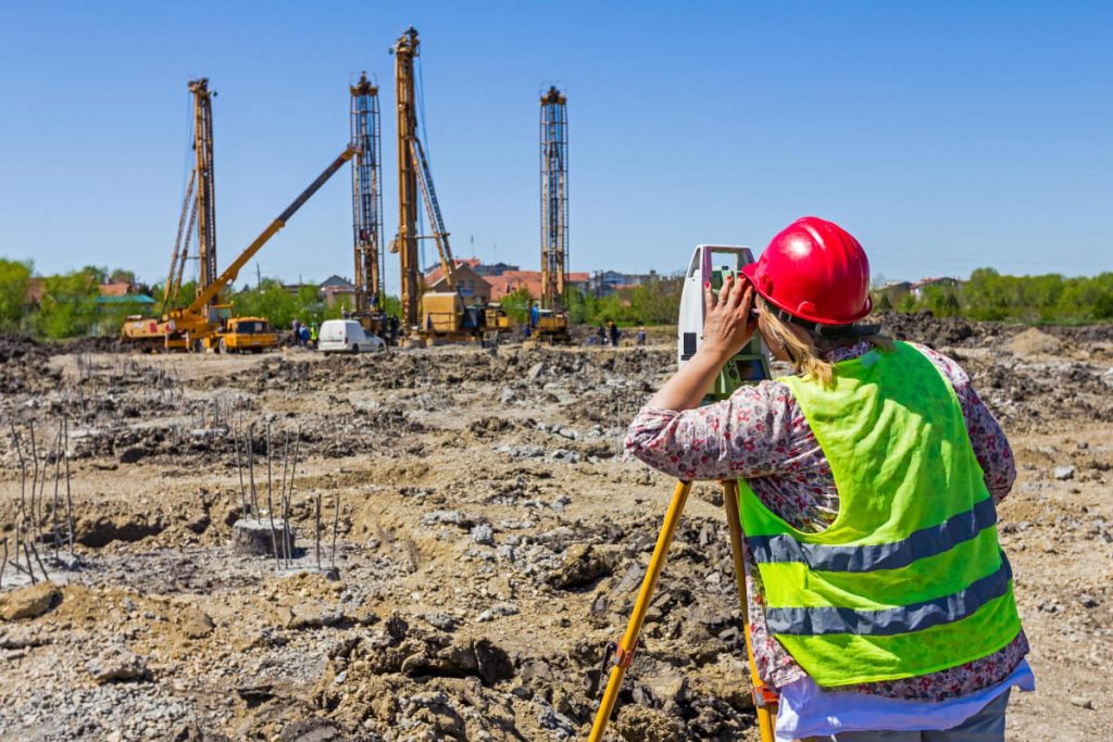 Civil Engineer Working