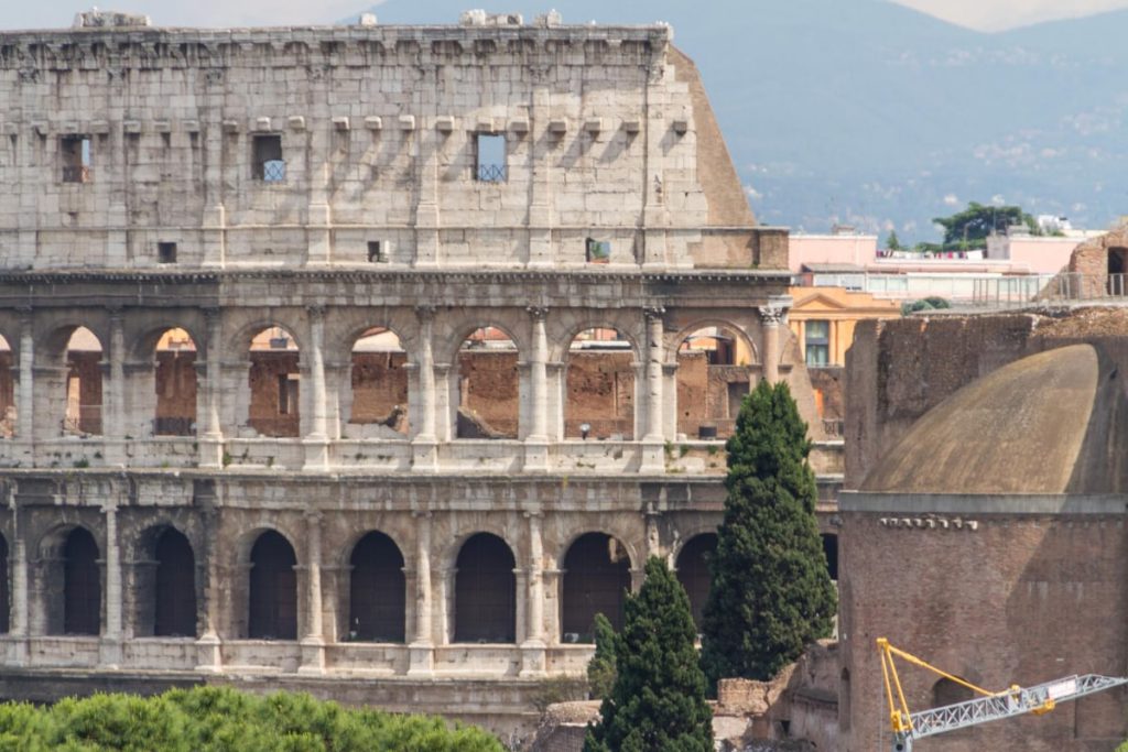 History in Rome, Italy